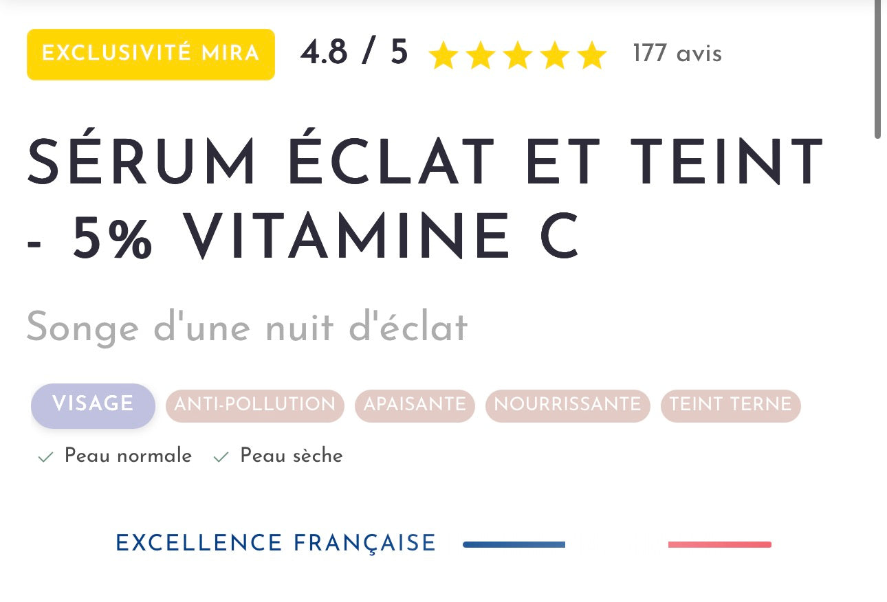 Sérum Songe d'une Nuit d'Éclat - My Mira