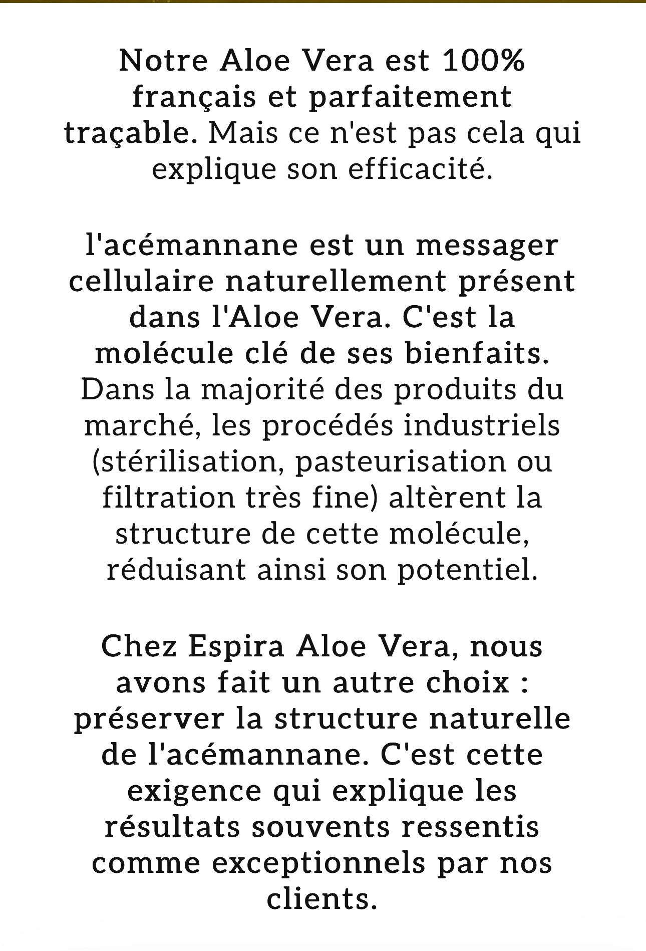 Gel sérénité Aloe Vera