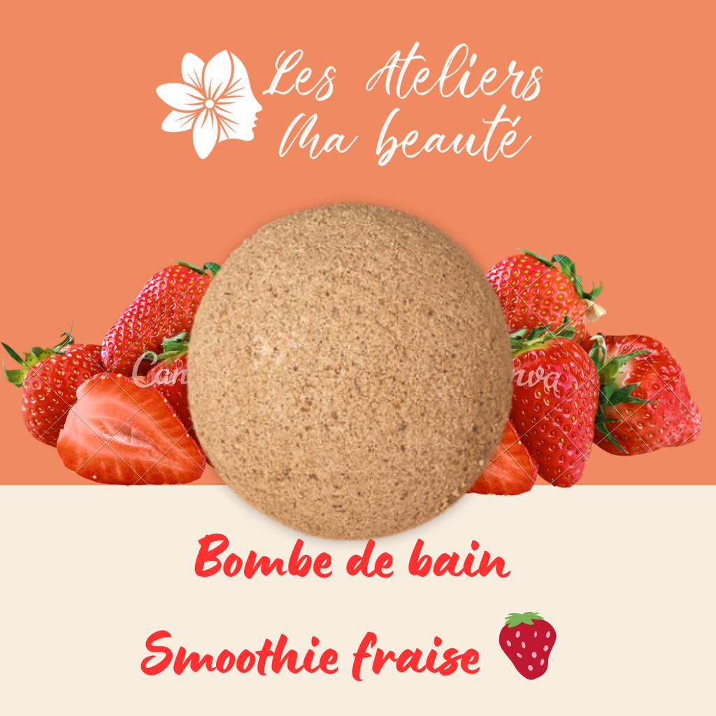 Bombe de bain Smoothie Fraise