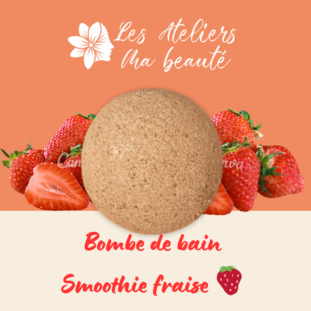 Bombe de bain Smoothie Fraise